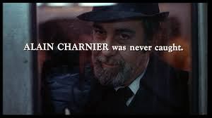 end card of the French connection that reads, “Alain charnier was never caught” 