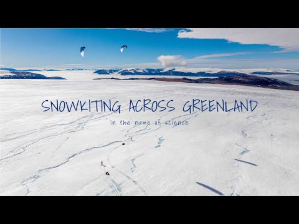 Greenland, 1500 km by kite-ski in the name of science