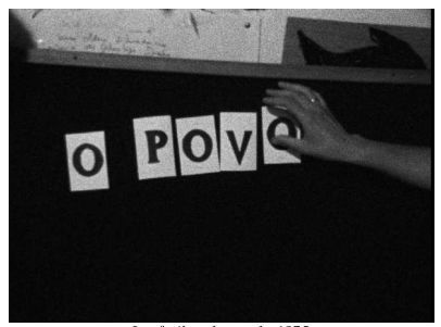 Image tirée du film Les Fusils et le peuple in piquant "O Povo"