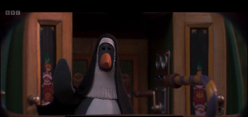 Feathers as a nun