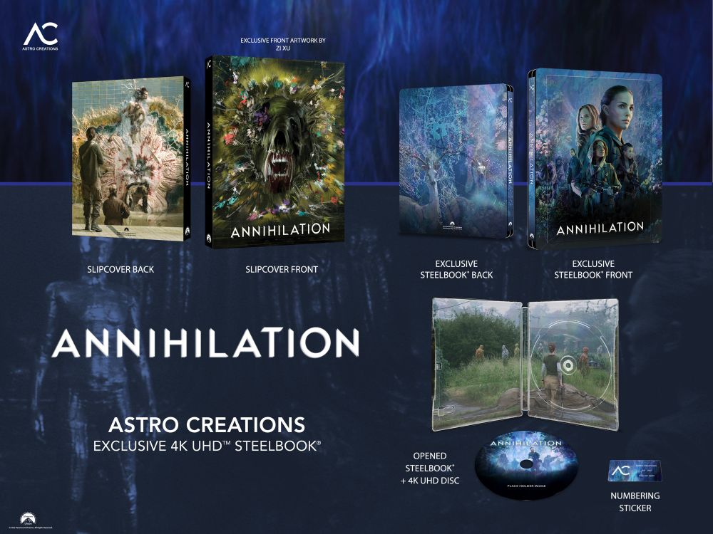 Annihilation - Astro Creations Exclusive 4K Steelbook announcement post