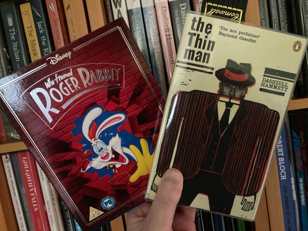 Paperback of the Thin Man by Dashiel Hammett
Who Framed Roger Rabbit? Blu Ray
