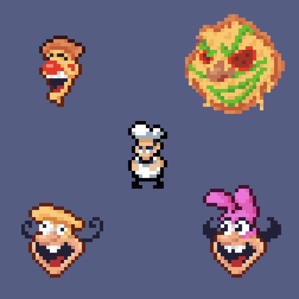pizza tower pixel art