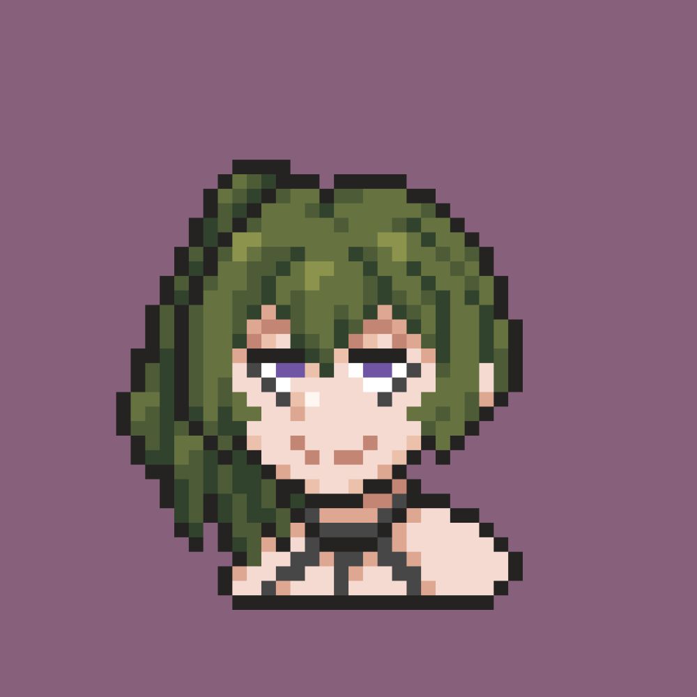ubel from frieren pixel art