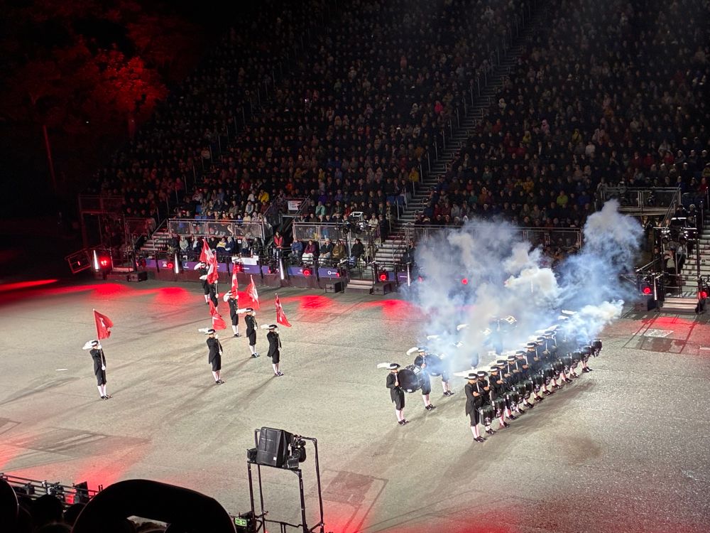 Top Secret Drum Corps aus Basel trommeln 
