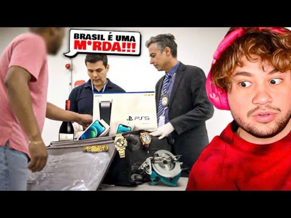 ELE LEVOU UM RATO ASSADO DENTRO DA MALA 😱