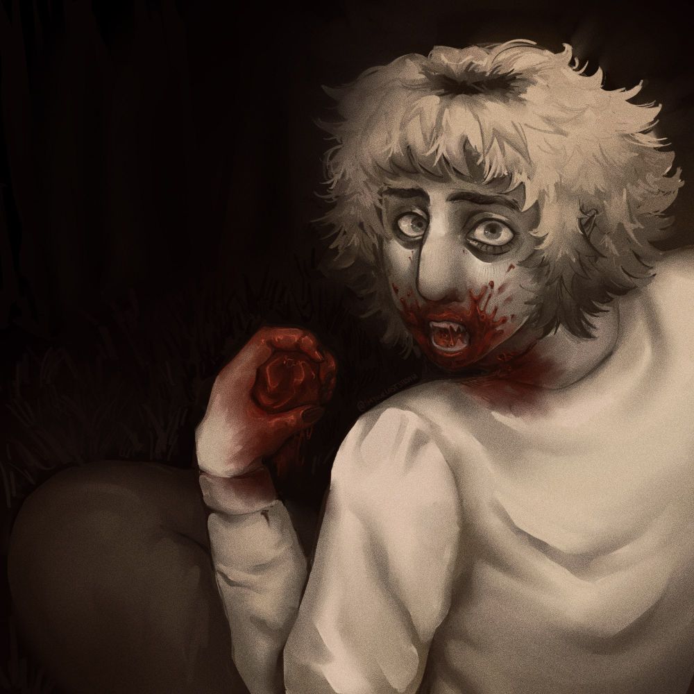 illustration of vampire