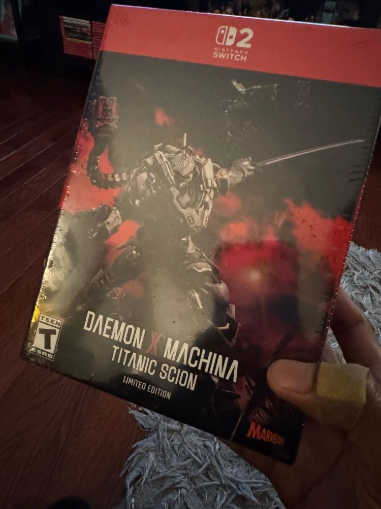 A picture of another Switch 2 game acquired. This time Daemon X Machina Titanic Scion. 