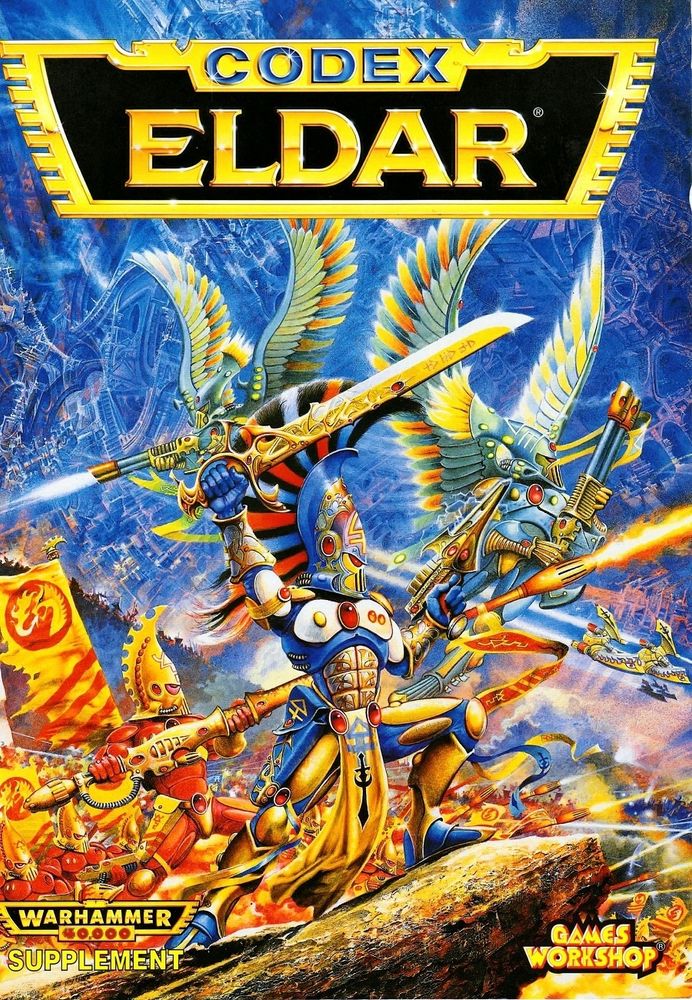 2nd edition eldar codex. The greatest bookcover humanity has created 