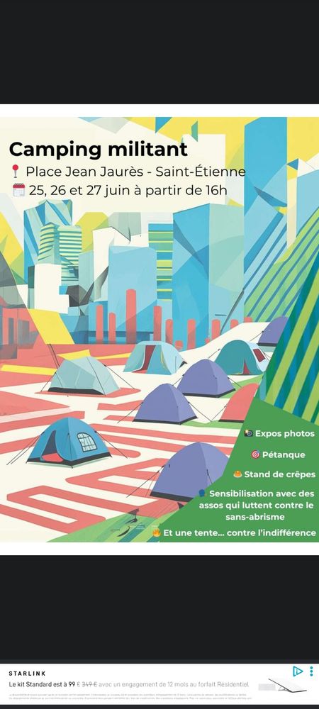 Camping Militant Saint-Étienne