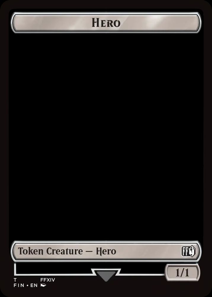 Transparent MTG Hero Token for people to put their WOLs into!