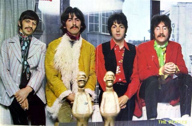 The #Beatles at Brian Epstein's office in London, May 17, 1967.