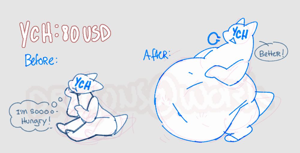 Nsfw c0mm template for a YCH