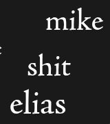 mike shit elias