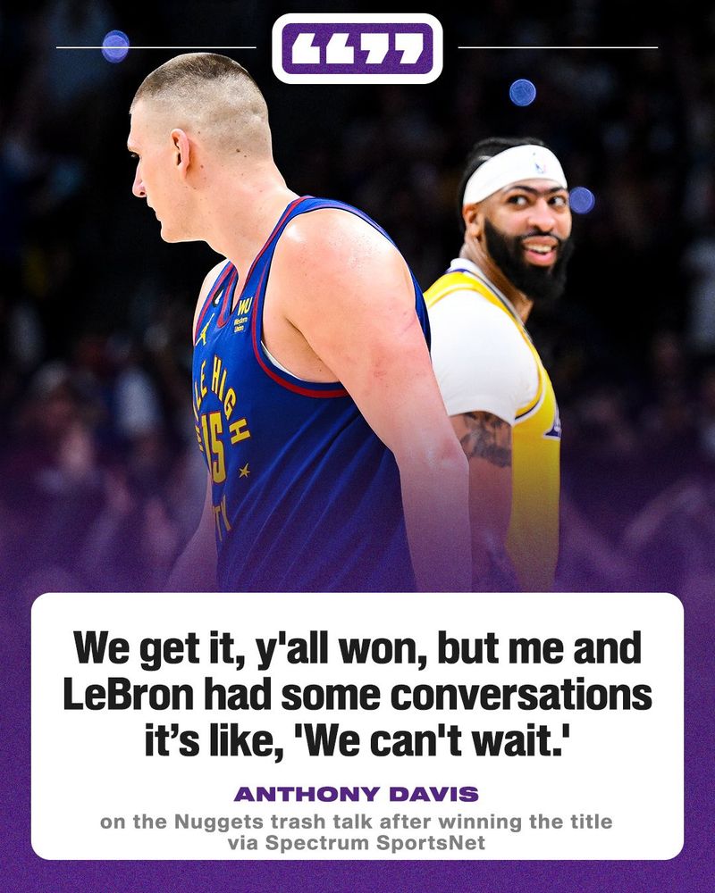 AD talking smack and losing next 8 games 