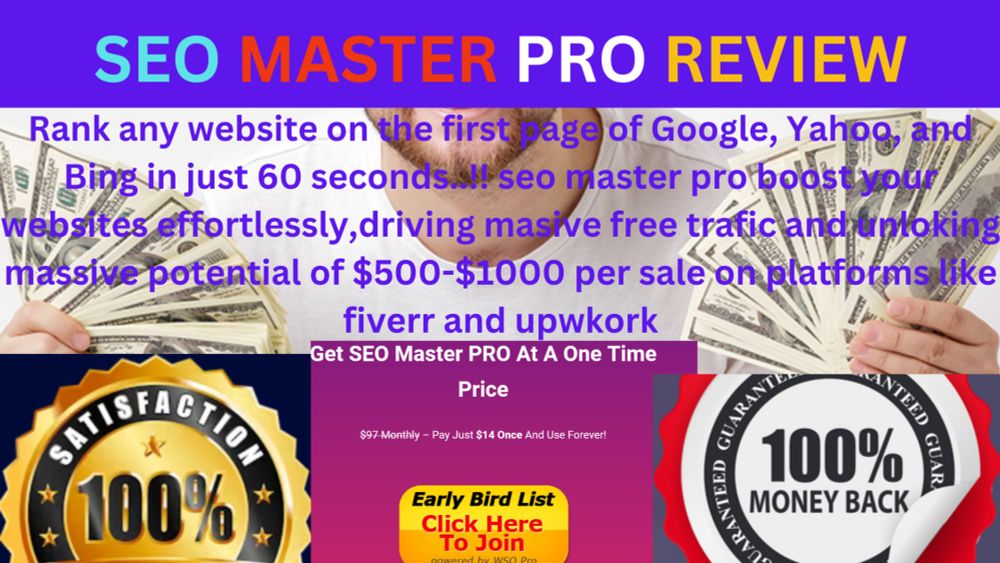 SEO Master Pro Review - Earn $500-$1000 per sale on fiverr.....