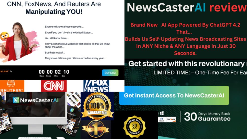 NewsCaster AI - Get Paid $997 byBuilding NewsCasterAI Websites