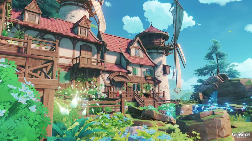 close up of the side area