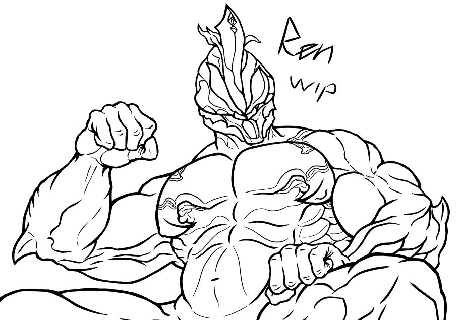 i play warframe- this is Rhino(the warframe) Heirloom(the name of the skin name)- he is not naked :) maybe