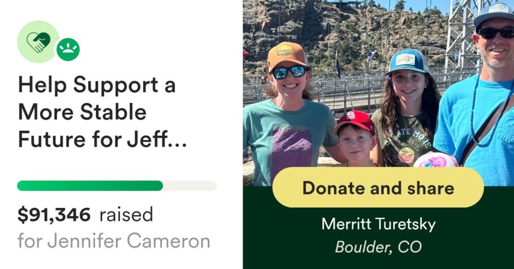 Donate to Help Support a More Stable Future for Jeff Cameron's Family, organized by Merritt Turetsky