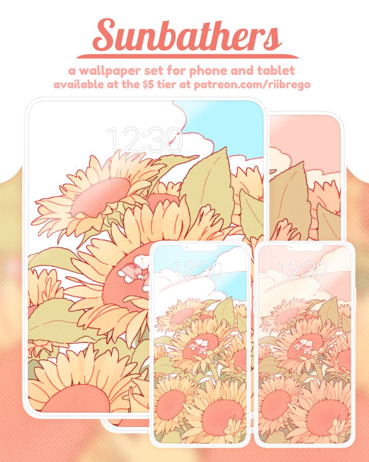 A promotional image for digital wallpapers