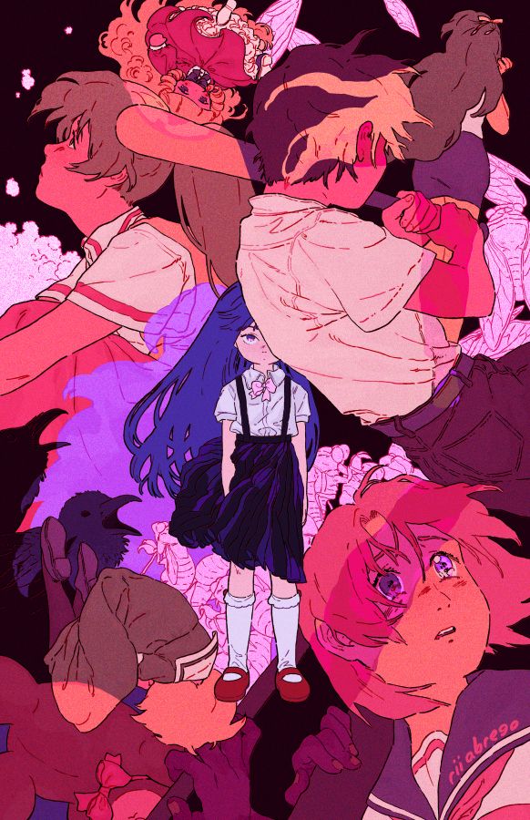 A fan illustration of When They Cry / Higurashi no Naku Koro ni