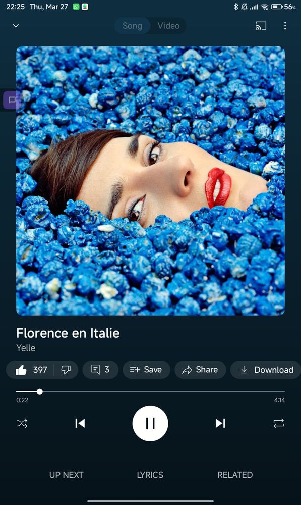 Florence en Italie de Yelle. Del disco Complétement Fou, 2014