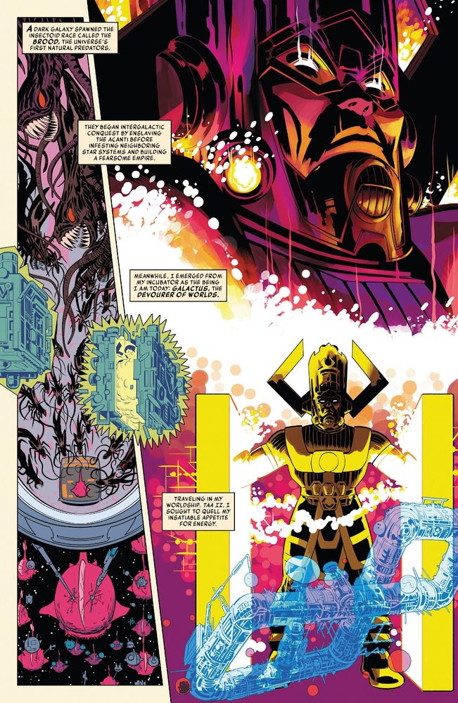 Galactus origin from History of the Marvel Universe.