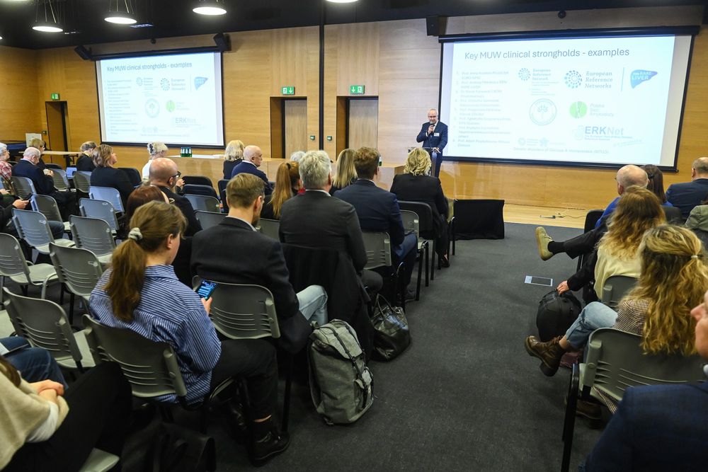 Zdjęcie z konferencji "Towards an EU action plan on rare diseases - Bridging Research and Care for Patients".
