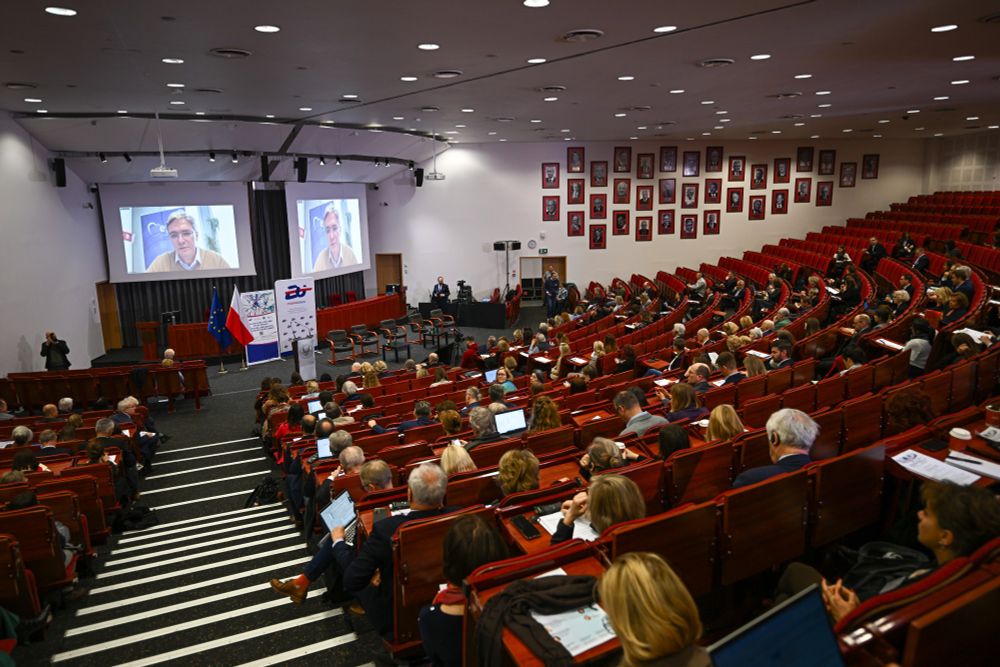 Zdjęcie z  konferencji "W kierunku unijnego planu działania dla chorób rzadkich: plany krajowe i współpraca Europejska".