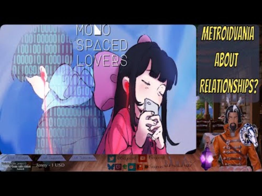 Vtuber trailer reaction to Monospaced Lovers - Reveal & Release Date