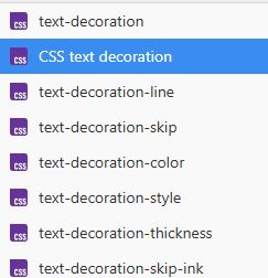 Screenshot from devdocs.io showing the new CSS-logo as icons beneath css properties.