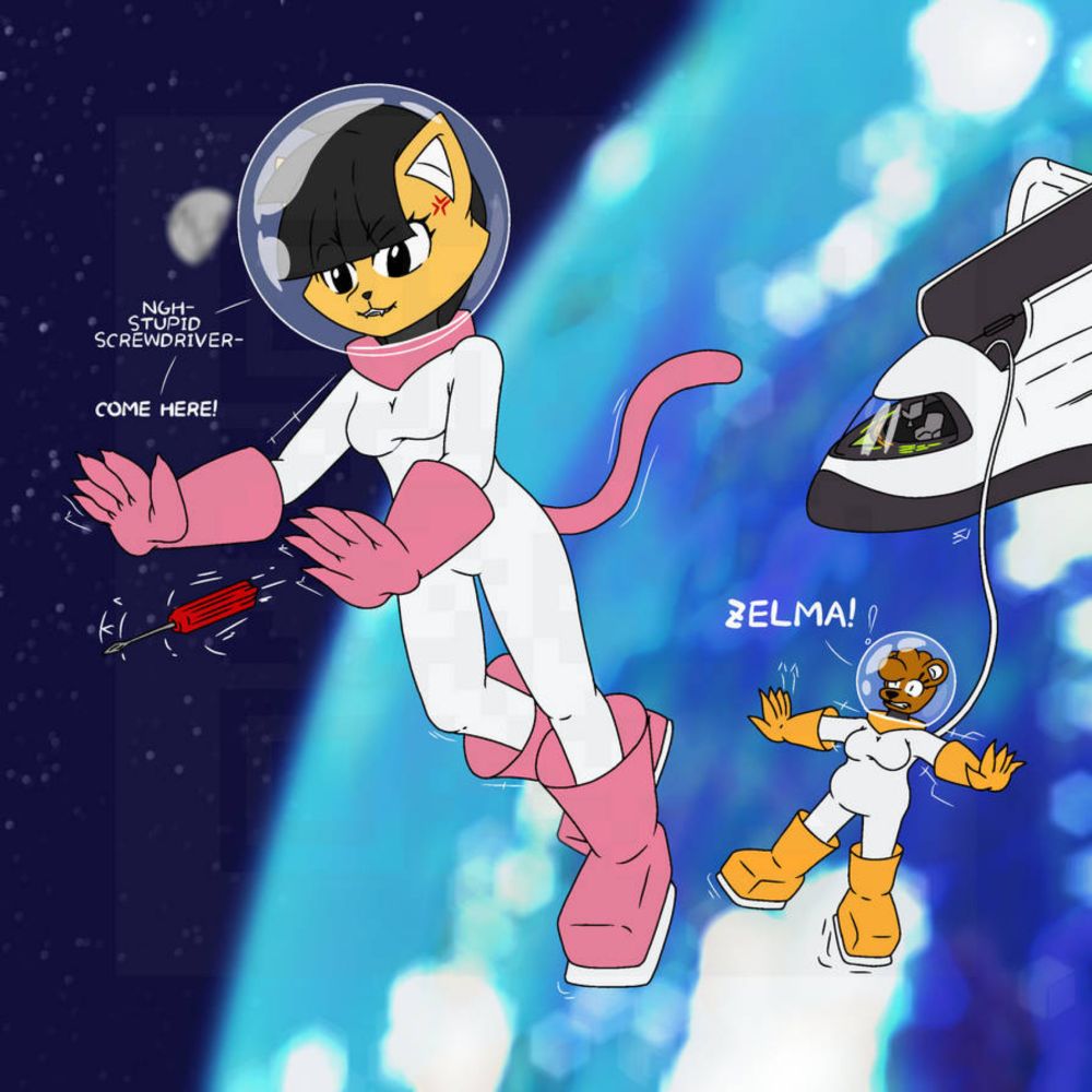 AT | It's your first spacewalk... by evgnm on DeviantArt