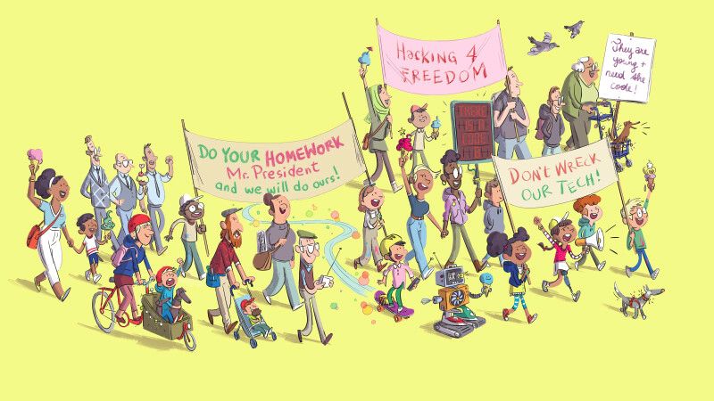 Illustration from the book 'Ada & Zangemann'