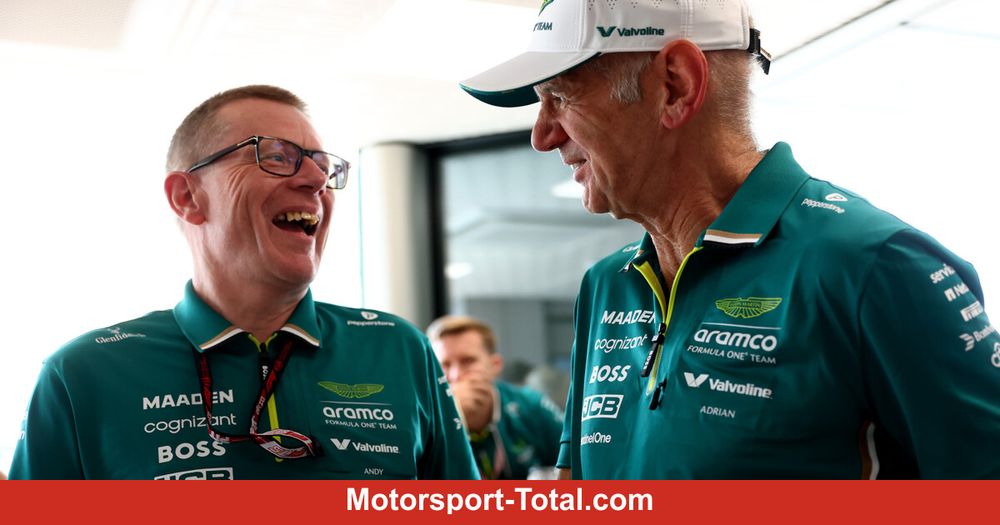 Andy Cowell und Adrian Newey mussten über die Aussagen des Technik-Genies lachen