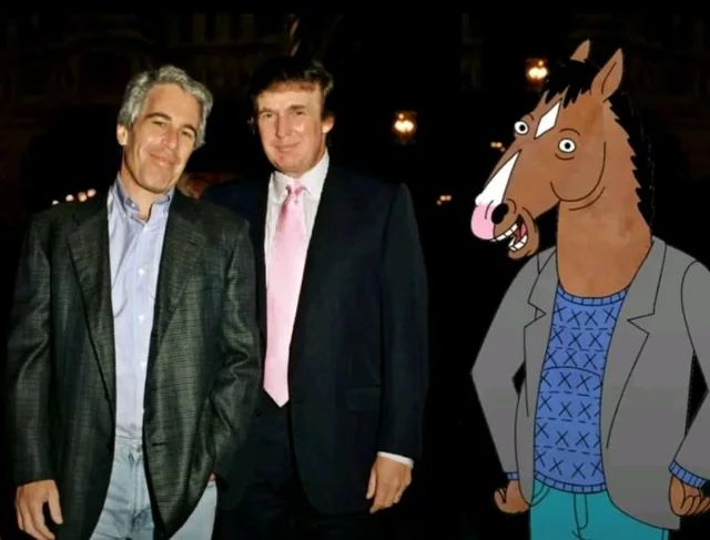 Jeffrey Epstein, Donald Trump and Bojack Horseman