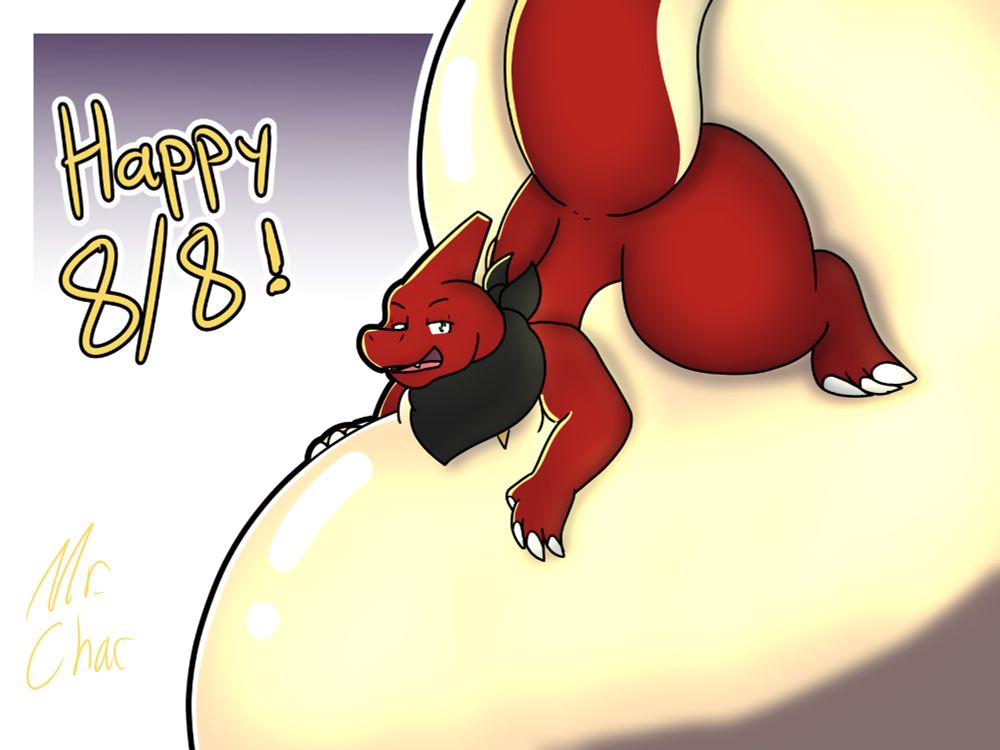 Charmeleon ate a lot of people for Vore Day