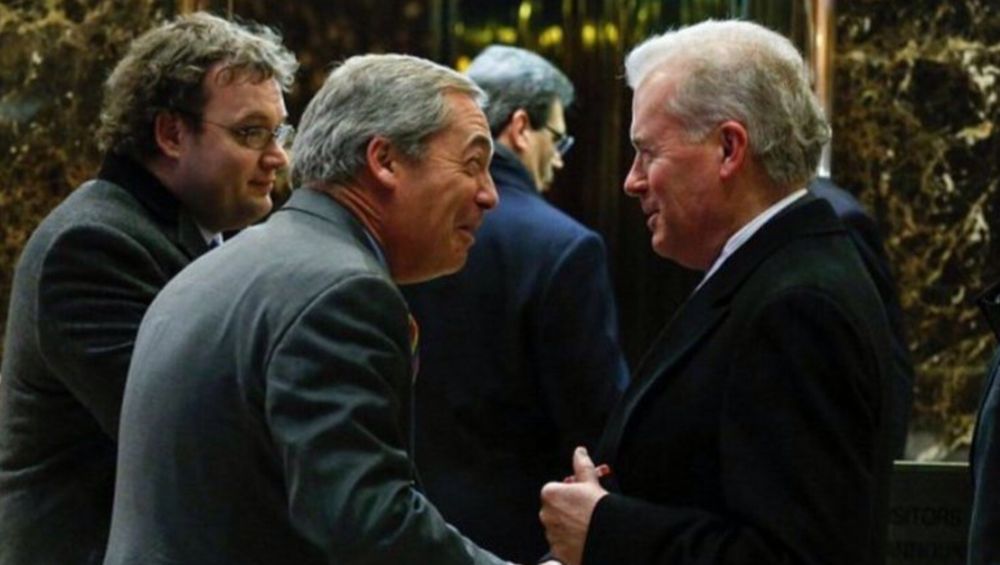 Führer Farage fawning over his foreign fund raiser, hedge fund billionaire Mercer