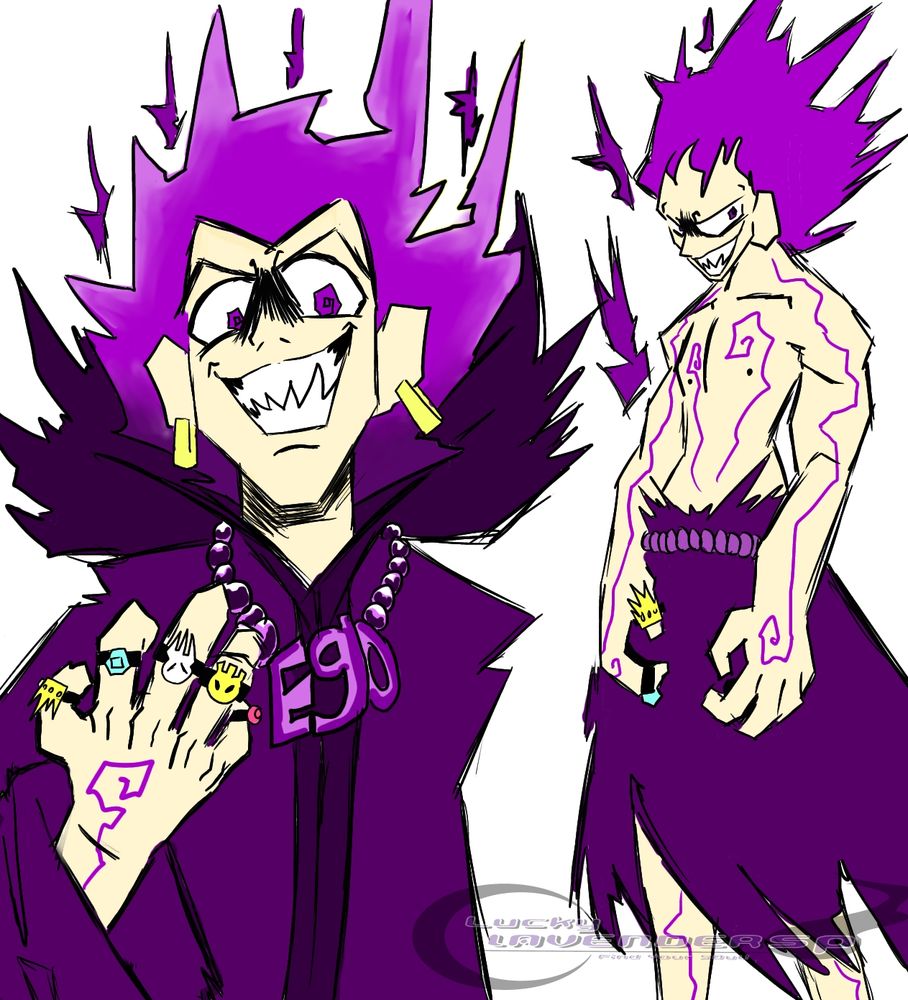 A challenge by artist Bonesaw to try and make Ultra Ego if it was your own character.