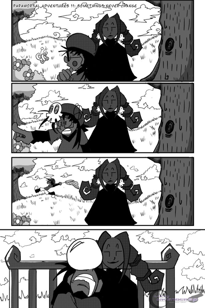 Alie and his older sister taking a picture every year in the park.