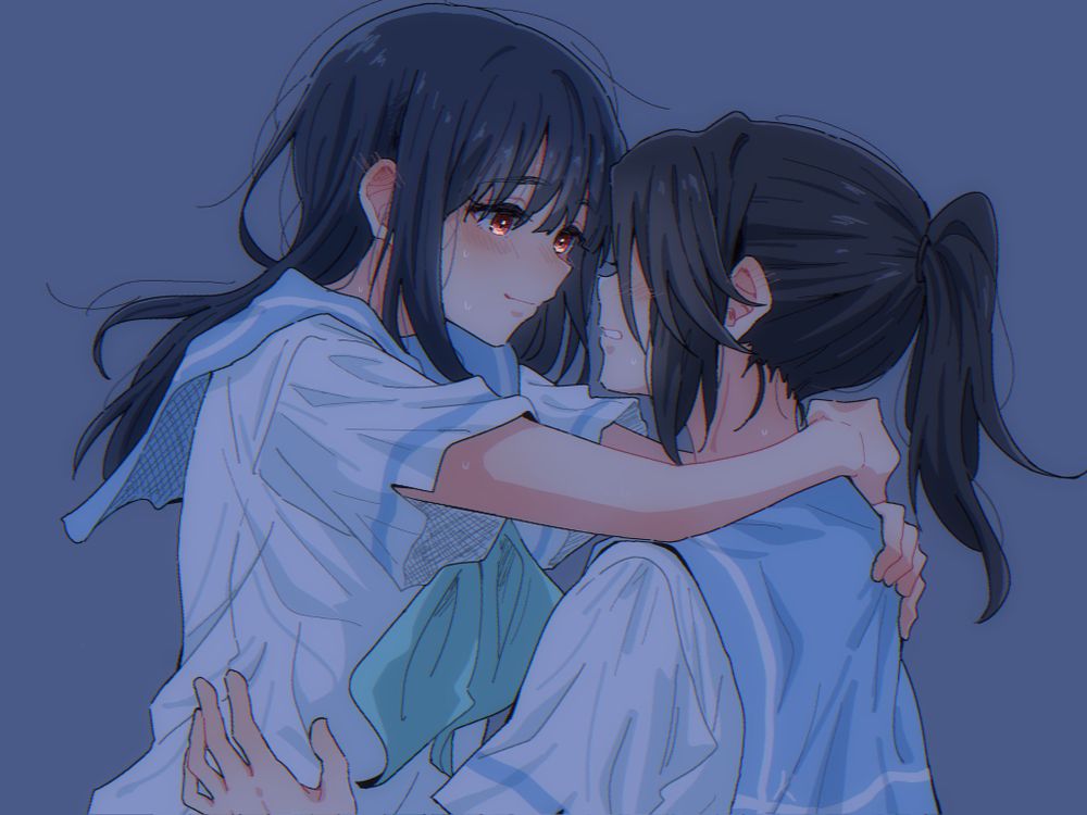 girls kissing :3