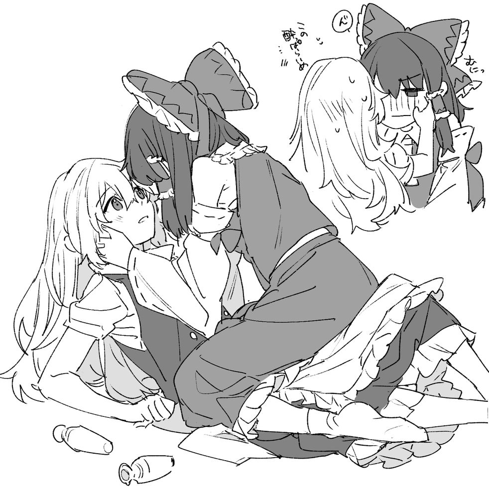 girls kissing :3