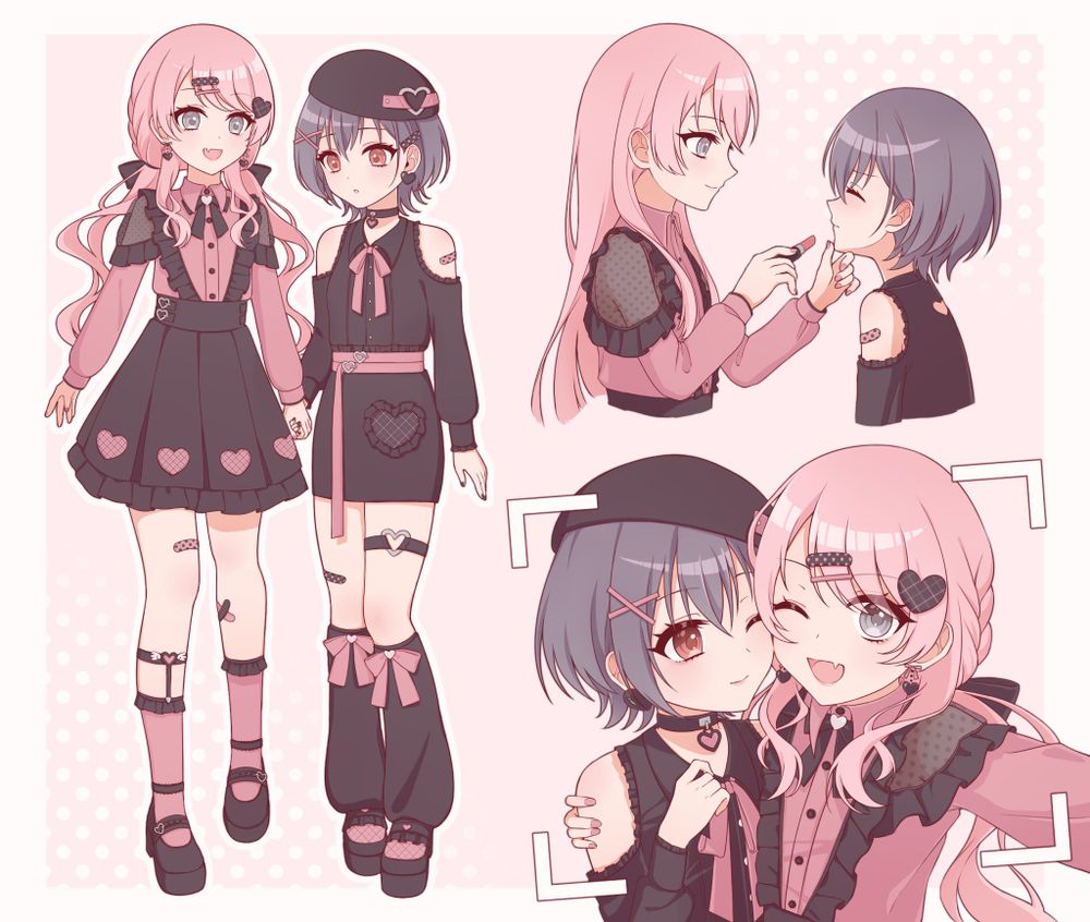 girls kissing :3
