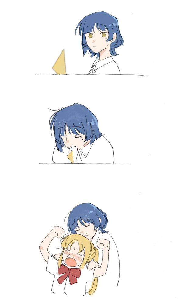 girls kissing :3
