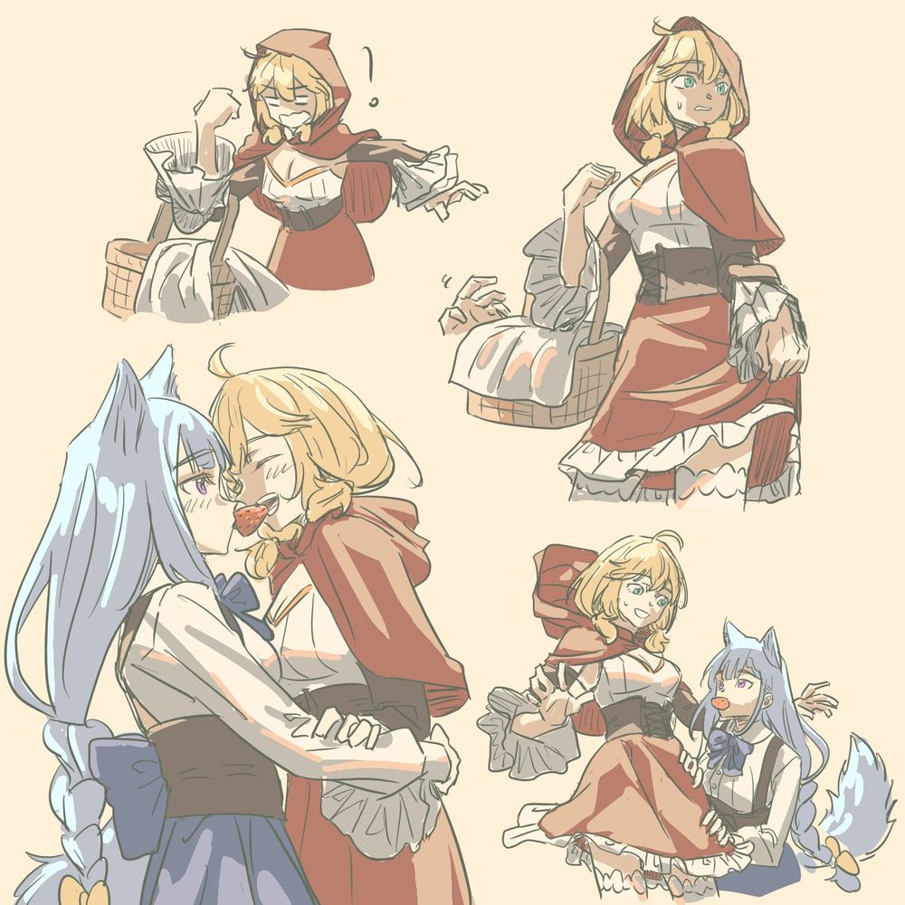 girls kissing :3