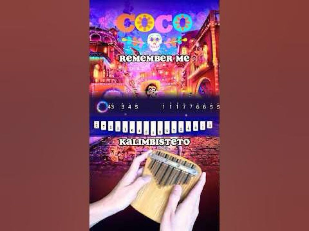 Remember Me / Recuérdame (Disney/Pixar's Coco) - #kalimba tutorial