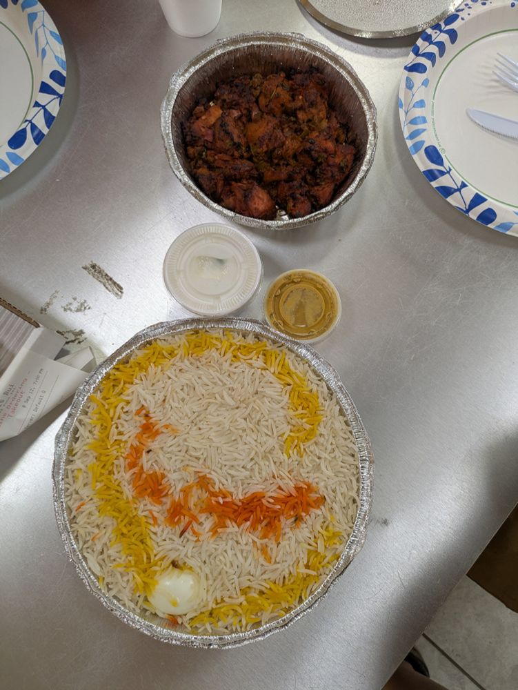 chicken 65 bites and mutton biryani