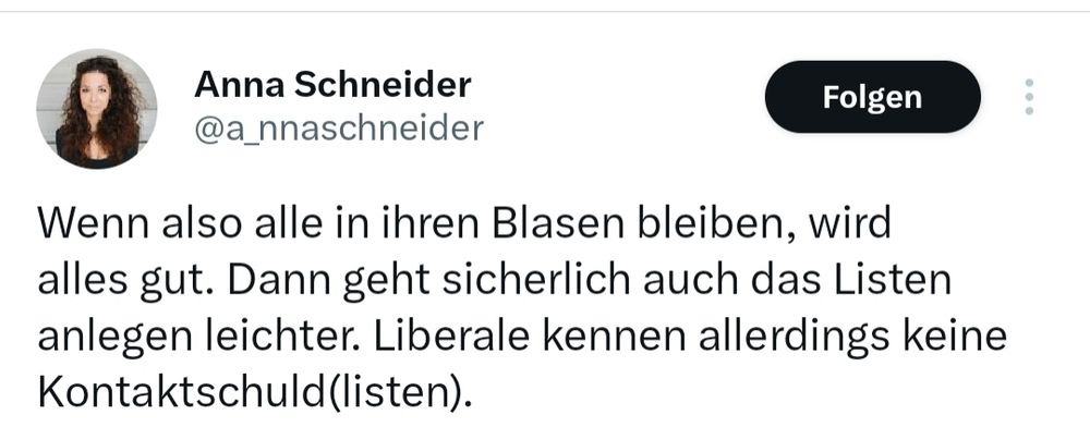 Tweet von Anna Schneider