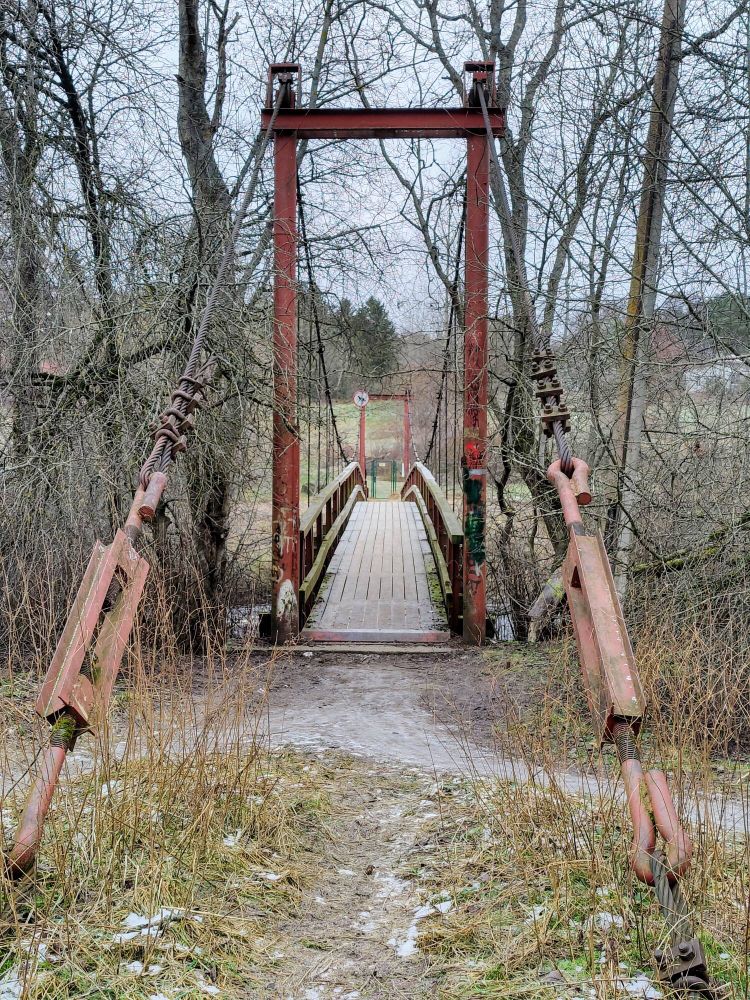 Pirita Kloostrimetsa rippsild.