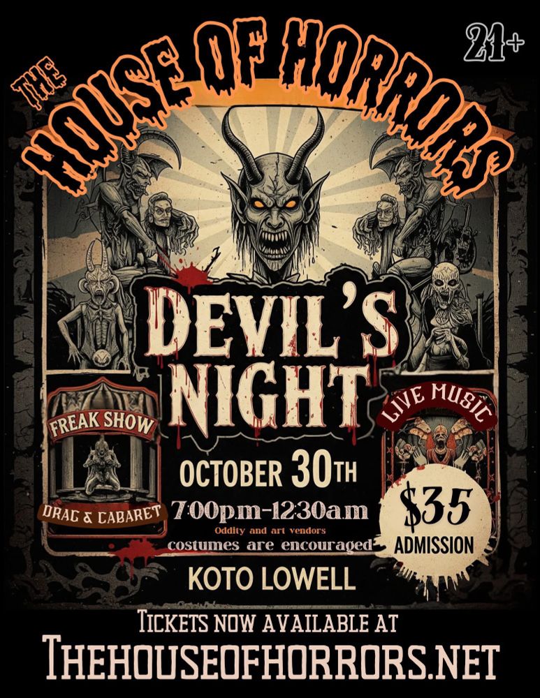 House of Horrors Devil’s Night October 30th